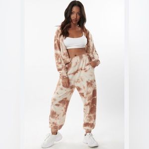 Garage tie dye boyfriend joggers